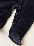 Juniors black koala fleece sleepsuit (Winter)