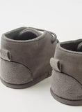 Juniors grey boys lace up infant shoes