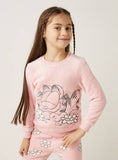 Garfield Soft And Cozy Embroidered Long Sleeves Tshirt and Pyjama Set (Set of 2) (Winter)