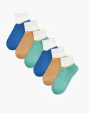 Juniors colorblock ankle socks (set of 3)