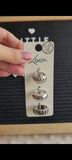 Lovisa silver seashell & textured rings (Pack of 3) (Jewellery)