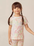Juniors all over multicolor unicorn printed tshirt (Summer)