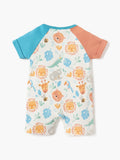Juniors Sun & Giraffe Colorblock Half Romper (Summer)