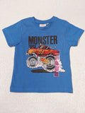 Juniors monster truck printed tshirt (Summer)