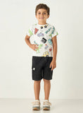 Juniors play colorful printed tshirt (Summer)