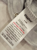 Giggles bunny embroidered grey fleece sleepsuit (winter)