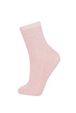 Juniors solid textured ankle socks (pack of 3)