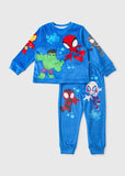 Matalan Marvel Theme Fleece Shirt & Pyjama Set (Set Of 2) (Winter)