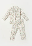 Juniors floral shirt & pyjama set (set of 2)