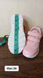 Oaklan light pink double strap shoes