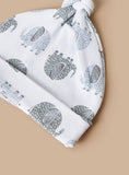 Juniors elephant bandana bib &cap(set of 2)