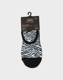 Vans off the wall zebra printed socks (pack of 3)
