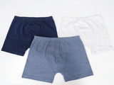 Juniors bamboo cotton boys boxer briefs (set of 3)