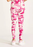 Puma girls pink abstract leggings