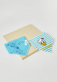Juniors Disney Donald duck bandana bib( set of 2)