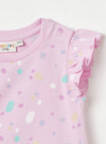 Juniors painted pink tshirt (Summer)