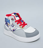 R&B sonic printed colorblock shoes