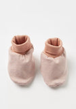 Juniors Striped Slip-On Booties