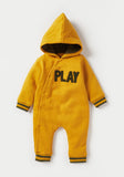 Juniors play embroidered sleepsuit (Fleece lined) (Winter)