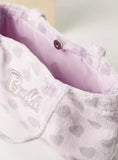 Barbie lilac heart plush handbag