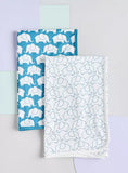 Juniors all over elephant blanket(set of 2)