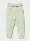 Juniors green & jungle printed jog pants (set of 2)