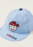 Juniors printed cap with Elasticised Strap