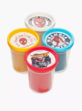 Spiderman modeling dough (set of 4)