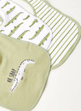 Juniors Alligator Oh Snap bib(set of 3)