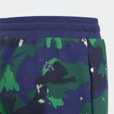 Adidas Green & Blue Tie & Dye Shorts