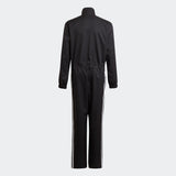 Adidas unisex black kids dungaree