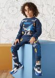 Sonic blue shirt & jog pants (set of 2) (winter)