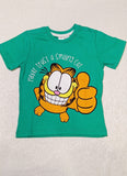 Garfield printed green tshirt (Summer)