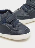 Juniors Panelled Infant Shoes with Hook and Loop Closure