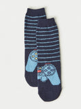 Juniors navy gamer socks