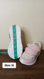 R&B pink & white colorblock shoes