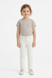 Juniors solid white jeans