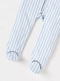 Giggles marching man stripe sleepsuits