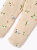Juniors bird & flower printed sleepsuit