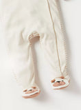 Juniors Bear Love Cookies Embroidered Sleepsuit