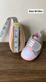 Juniors denim butterfly embroidered infant shoes