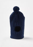 Juniors Knitted Monkey Cap with Pom Pom(Winter)