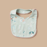 Juniors Printed Bib With Button Closure