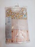 Juniors orange floral sleepsuits (set of 3)
