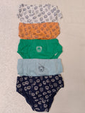 Juniors lion printed boys briefs (set of 5)