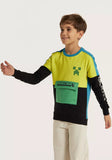 Minecraft colorblock fleece lined sweatshirt (Winter)