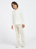 Juniors white Fullsleeves polo tshirt