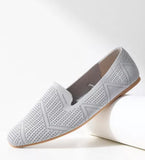 Max grey textured loafers