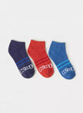 Kappa Logo Detail Ankle Length Socks - Set of 3