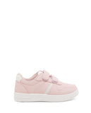 R&B pink stripe colorblock shoes